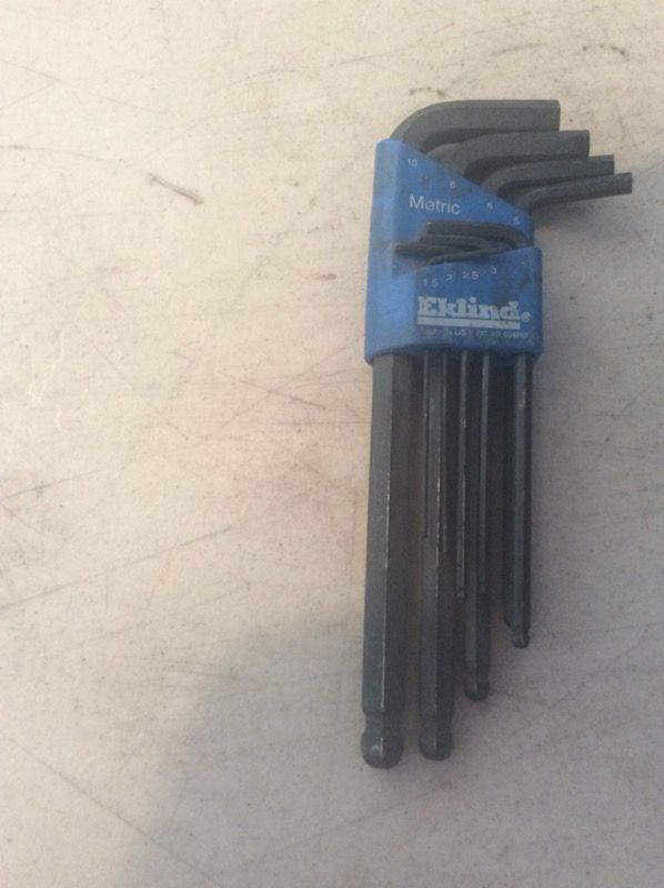 Elkins metric Allen wrench set asking 15.00