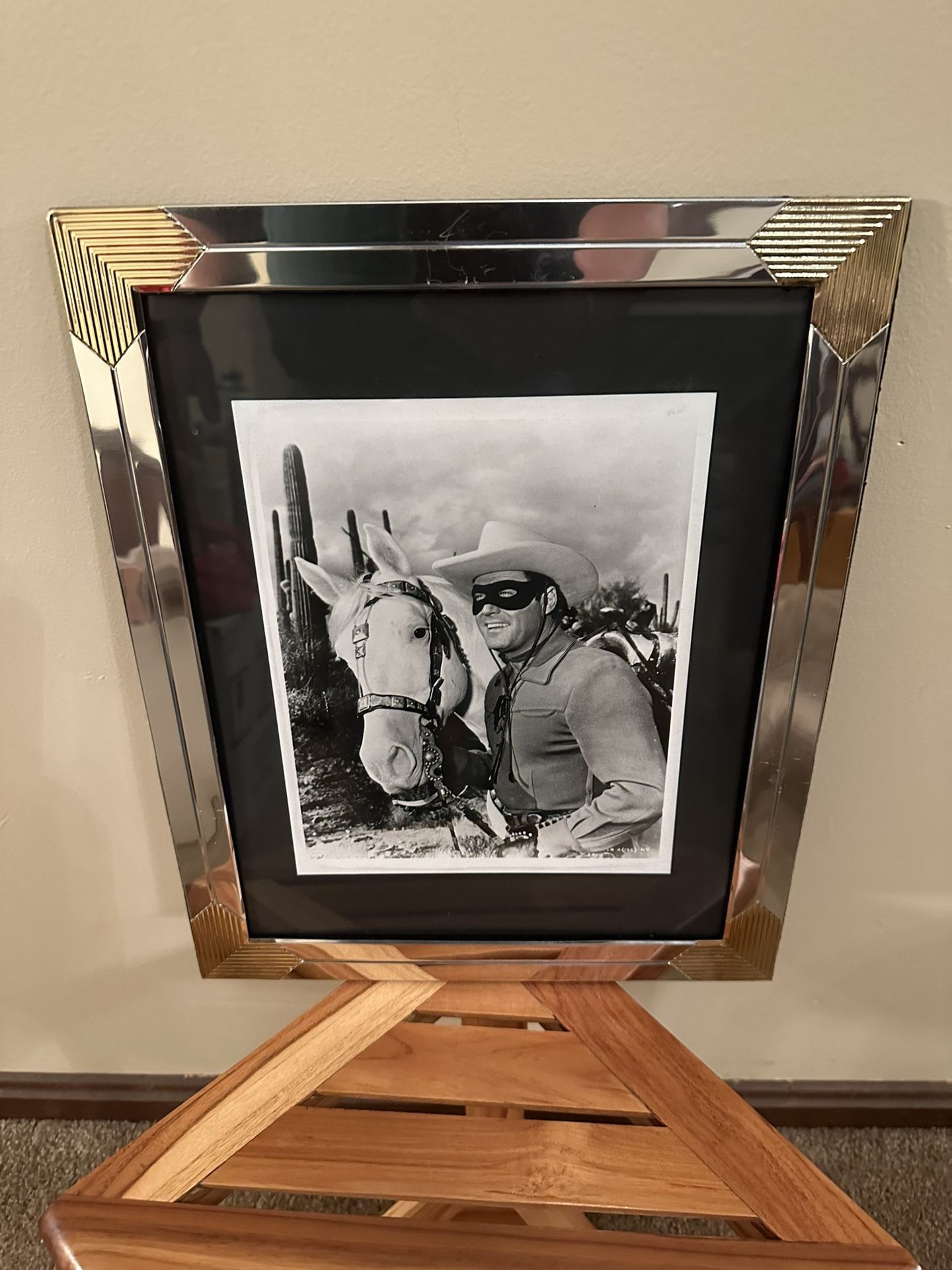 The Lone Ranger & Dusty Framed Photo