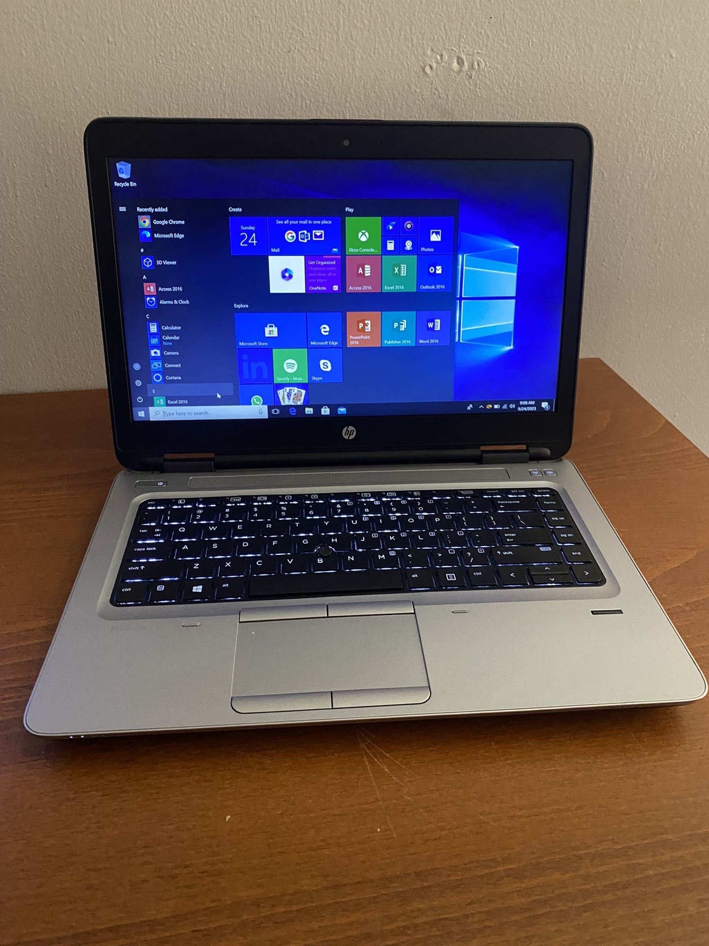 HP ProBook 645 Laptop AMD A10 8GB RAM 256GB SSD Office 2016