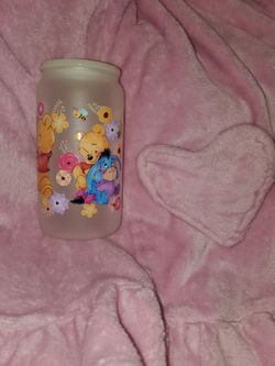 Winne The Pooh Glass Cup
