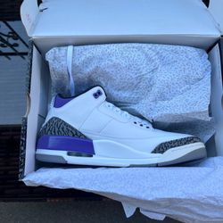 Air Jordan 3 Retro DARK IRIS 2022 Size 13 CT8532-105 Fast Shopping New with Box