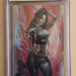 G.I. Joe 1 (Signature  Series CGC 9.8) 3rd print 

(NYCC 2025 Red Foil  Edition Exclusive Vir cvr)



Cert # (016)



Image Comics



Signed by