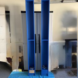 Set of 2 IKEA GNEDBY Shelving Unit Blue Very Good Condition Like New 