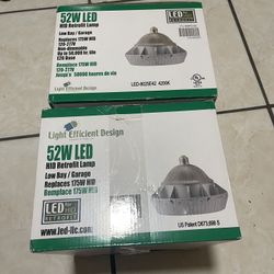 lamps with super strong white light,, LED HID LAMP 120-277V 52W 5498 LUMENS 4200K LIGHT EFFICIENT DESIGN LED-8025E42