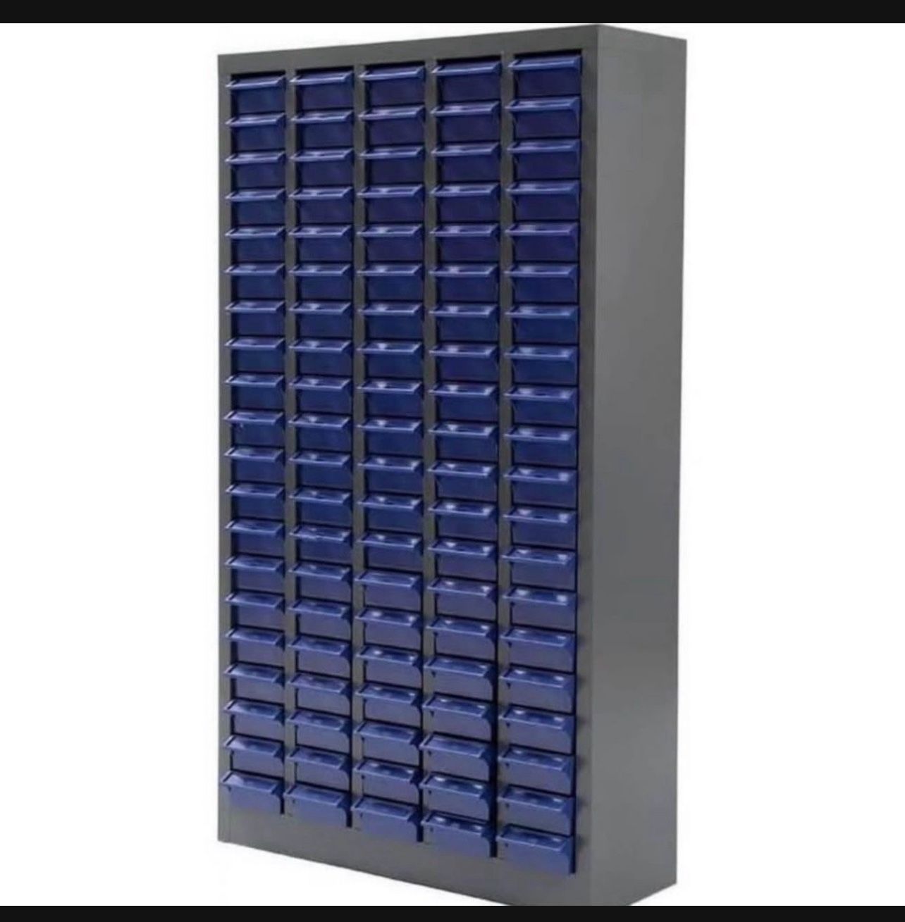 100 Drawer Cabinet for Bolts and Nuts, Tool Storage Cabinet, Parts Storage Shelves with Drawer, ABS Material for Storage Brand New D360 Has dents on t