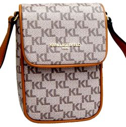 Karl Lagerfeld Paris Monogram Crossbody Bag