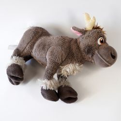 Disney Store Frozen Reindeer Baby Sven Plush 12" Toy Doll Stuffed Animal Moose