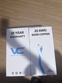 Vertical Cable 23 AWG Bare Copper Ethernet Cable
