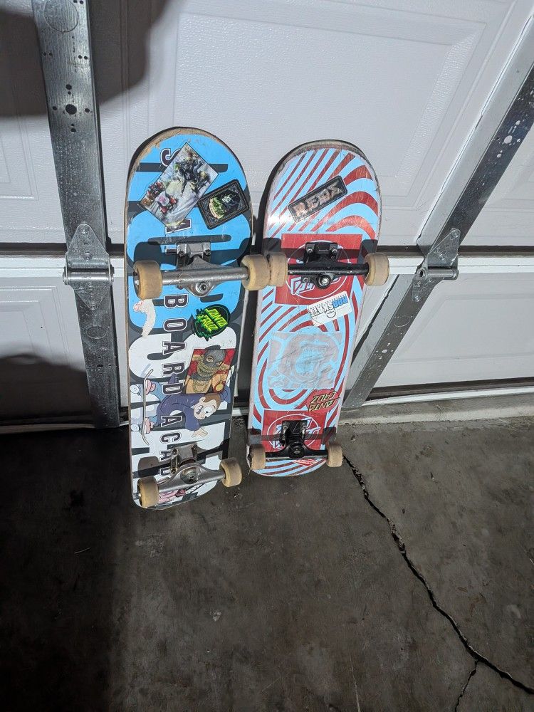 I Have To Skateboards My Daughter Had But Doesn't Ride Them Anymore Paid $120 Or More Can't Remember But Purchased Them At Orbit In San Leandro