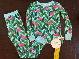 New Kids Little Sleepies Flamingo Pajama Set size 5/6