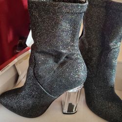 Glitter Boots Size 5½