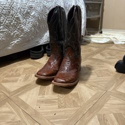 Quill Ostrich Mens Boots