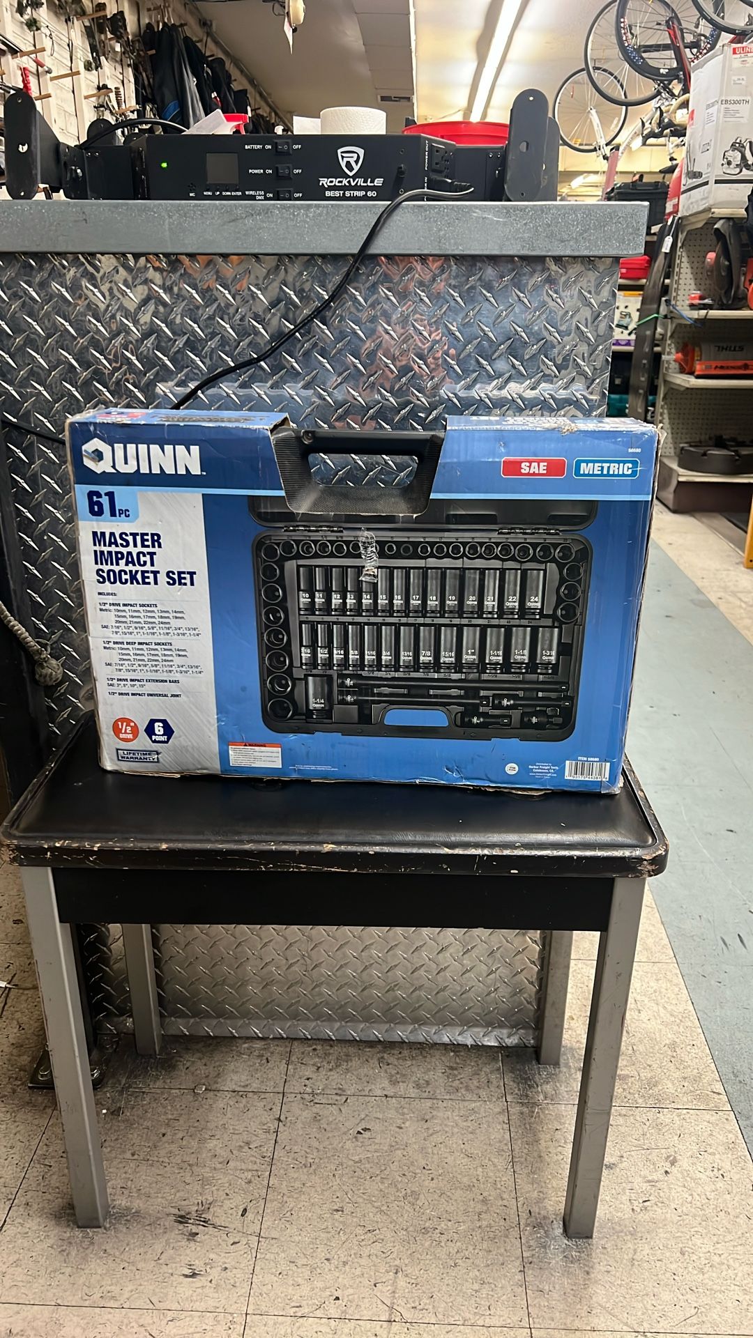 Quinn 61pc Master Impact Socket Set