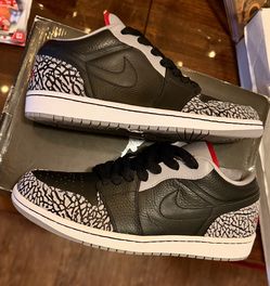 Wow 🤩!! VNDS 2008 Air Jordan 1 Low Phat Black Cement size 9.5 !
