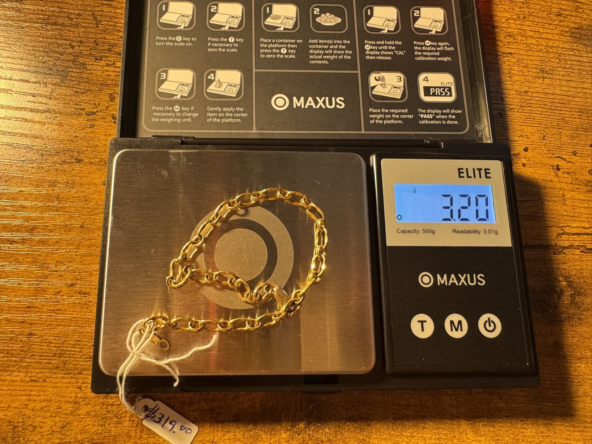 7 Inch Gold Bracelet Chain