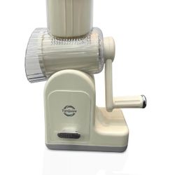 Cheese Grater Hand Crank, Rotary Cheese Shredder & Vegetable Chopper