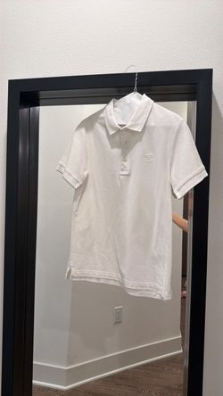Burberry polo white XS
