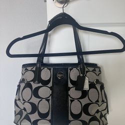 Coach Jacquard Fabric Purse