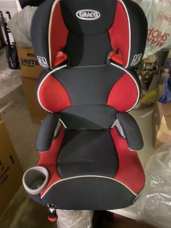 Graco Booster Seat With Backing And Two Cup Holders