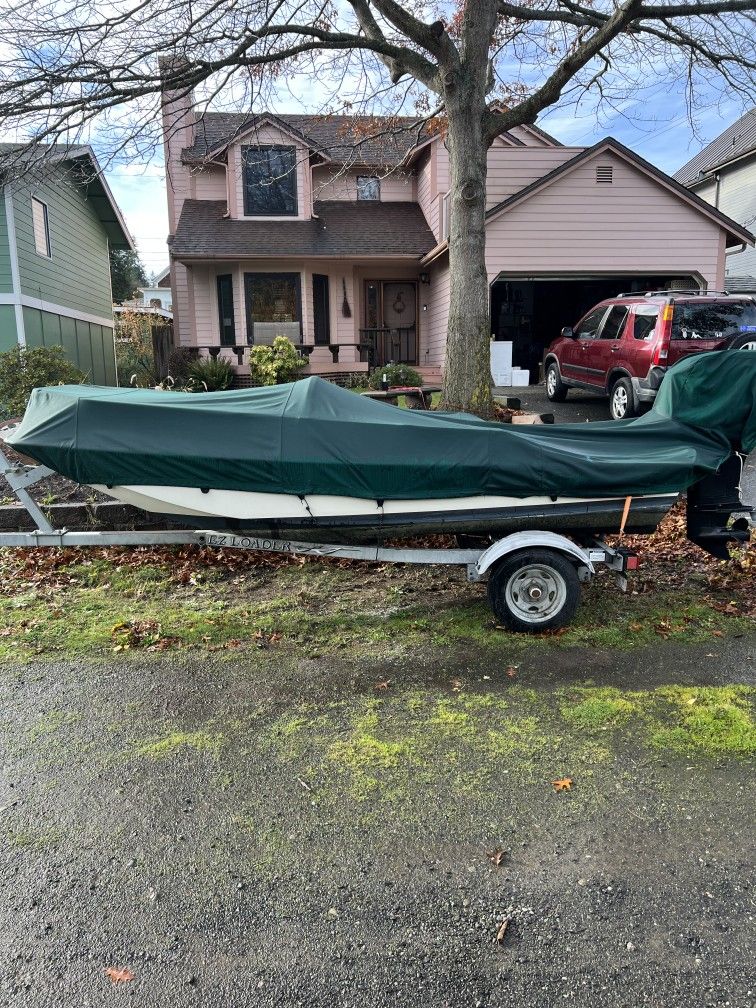 Like New Canvas Cover for 13.5' Boston Whaler