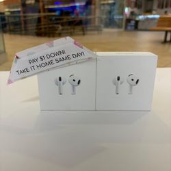 Apple Airpods 4 Brand New Headphones - Pay $1 today and the rest later!!