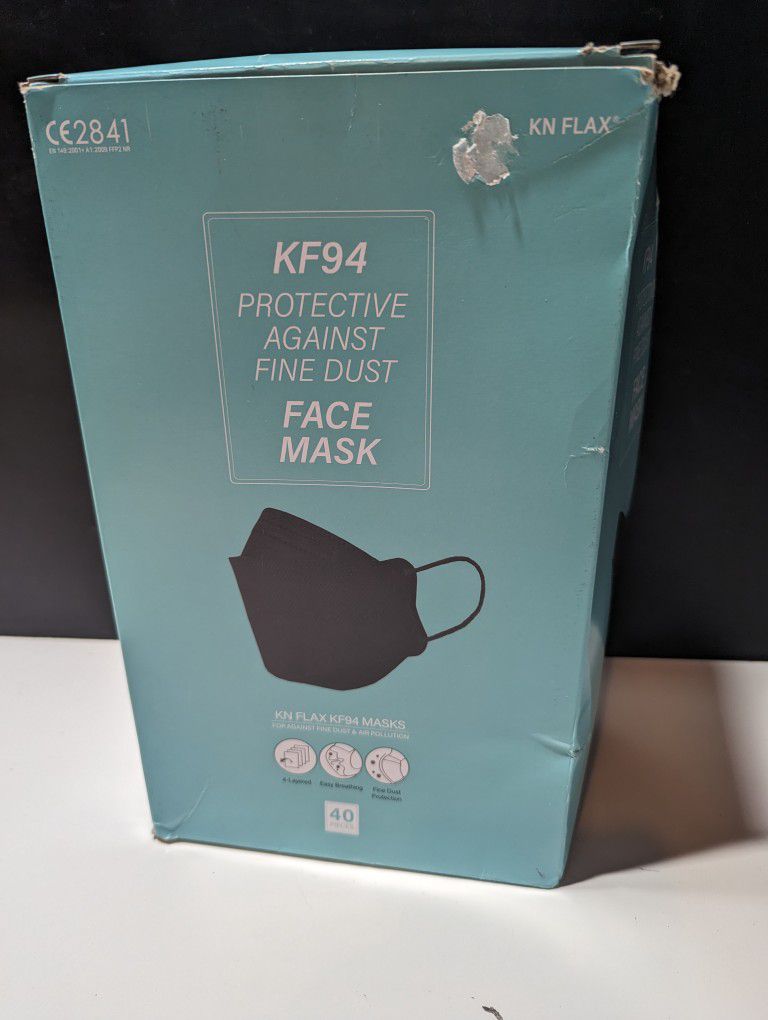 Box of 35 KN FLAX KF94 Korean Face Mask Made in Korea Medical Protective Cover