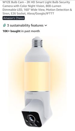 Light bulb camera