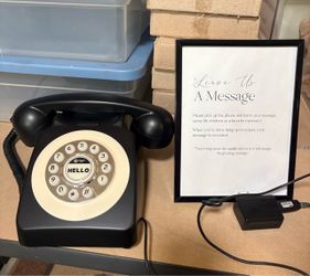 Spinnix 360 Audio Guest Book Phone – Wedding/Event Voice Message Recorder