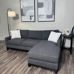 FREE DELIVERY West Elm Gray Sectional Couch