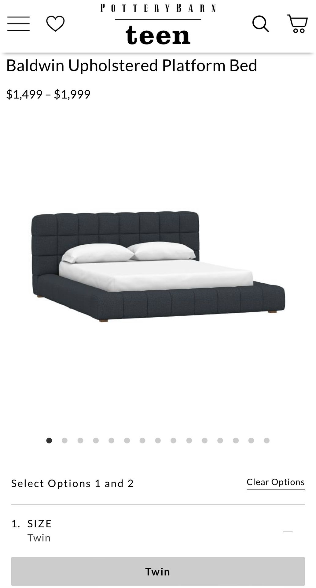 Baldwin Upholstered Platform Bed