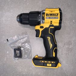 NEW DEWALT DCD799 20V MAX XR Brushless Hammer Drill Driver + Belt Clip