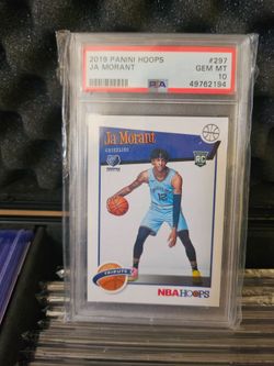 2019 Panini Hoops Ja Morant  #297 Rookie Card