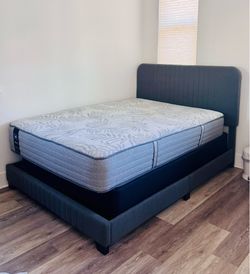 Full size bedframe + mattress