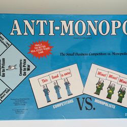 Anti-monopoly board game TALICOR 1989 brand new in box factory sealed