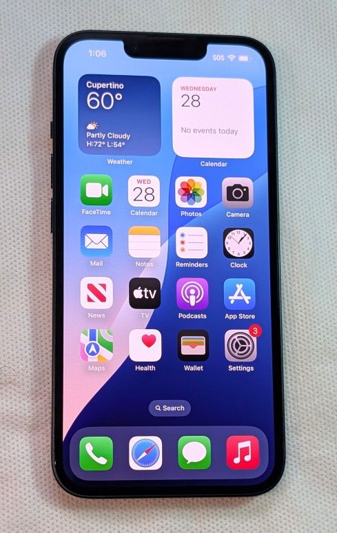 Mint Condition APPLE iPhone 14 128GB for CRICKET WIRELESS