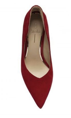 LÃnea Paolo Penrose Pump In Red Suede Heels Size 9