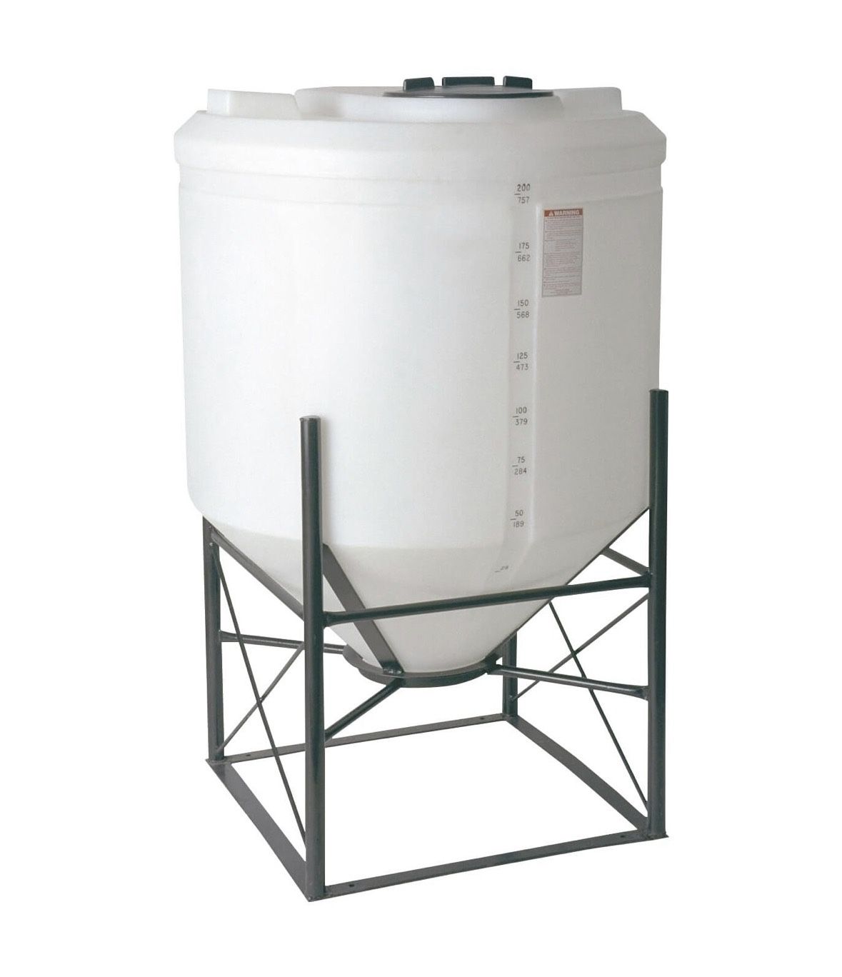 200 Gallon Cone Bottom Tank And Stand