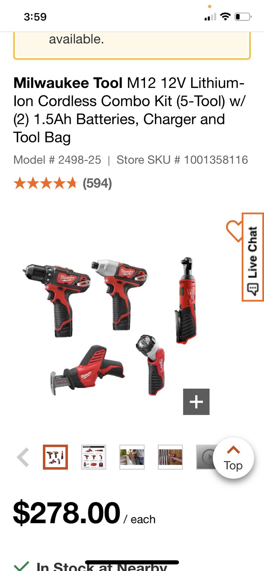 Milwaukee M12-12 V Lithium -Ion Cordless Combo Kit (5 Tool) With Two  Batteries Charger And Tool Bag Brand New Pick Up Only for Sale in  Dallas, TX OfferUp