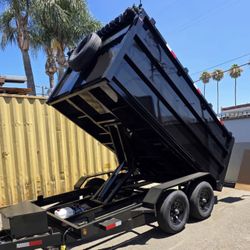 Scissor Lift Dump Trailer