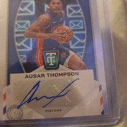 Totally Certified Ausar Thompson Signed Sealed Delivered Auto Card