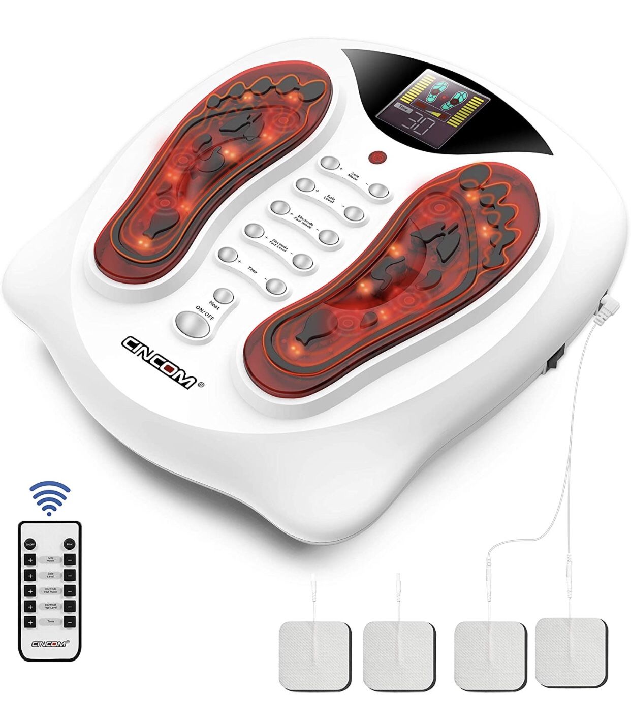 Foot Circulation Stimulator with Heat