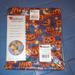 "Halloween"Scrub Jacket