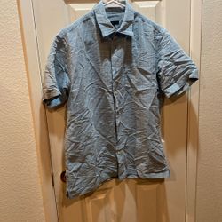 Short Sleeve Button Size S $3