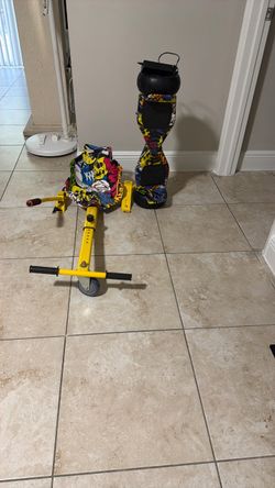 Hoverboard with Kart Attachment and Charger