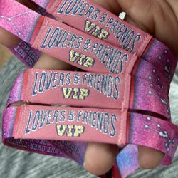 2 VIP Wristbands Lovers & Friends Festival 