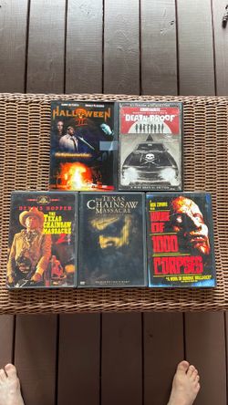 Horror movie pack of 5