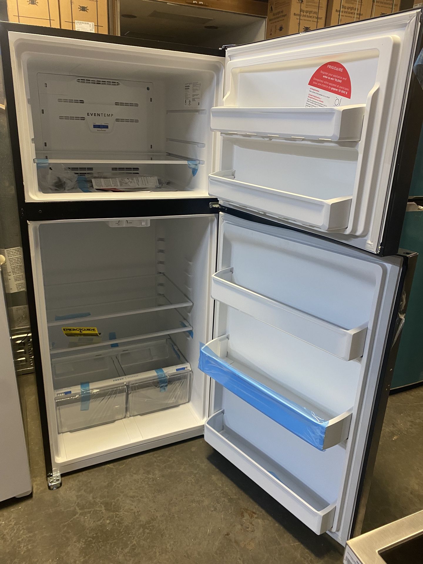 Frigidaire FFHT2022AB 30 Inch Freestanding Top Freezer Refrigerator with 20 cu. ft. Capacity