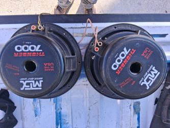 10 in subwoofers mtx thunder 7000