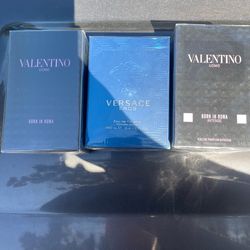 ,Valentino born in Roma intense, Valentina, born in Roma and Versace Eros Eau De Toilette
