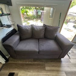 Blue sofa couch 69x 30 x 36